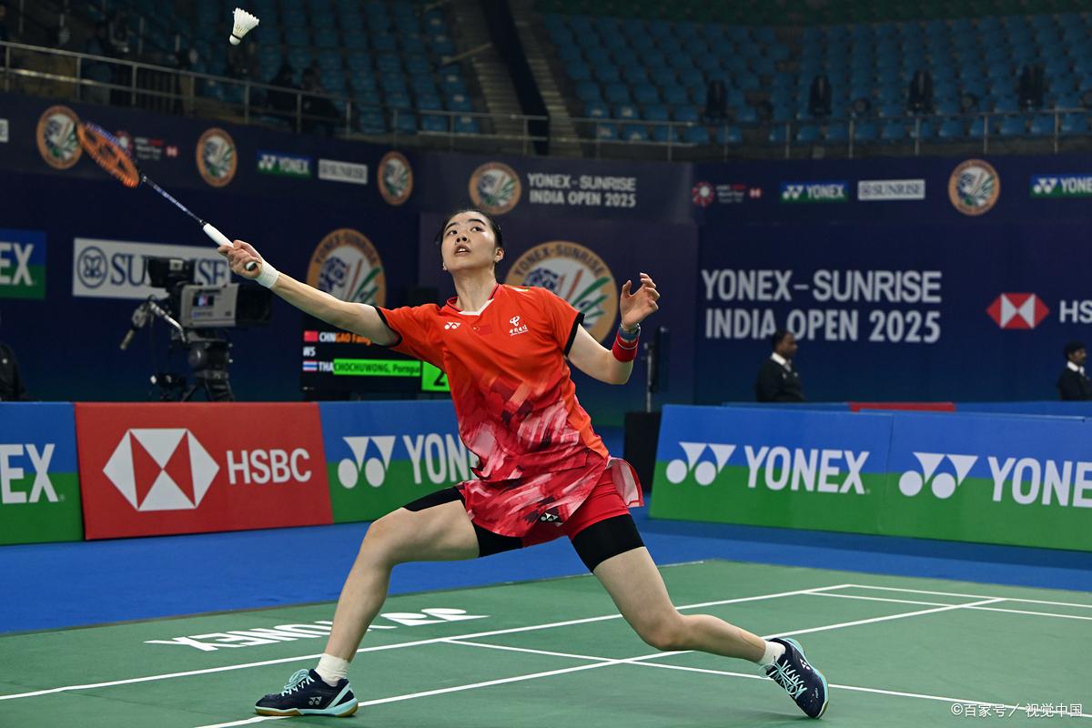 印度羽毛球选手淘汰世界冠军