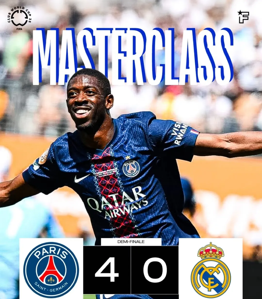 巴黎横扫马德里竞技，卡塞米罗惊艳四座